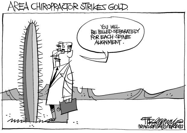 Fitz's last laugh: Spine alignment